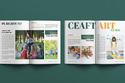 Kids Magazine Layout Template, a Magazine Template by E-Type (Thumbnail 5 of 7)