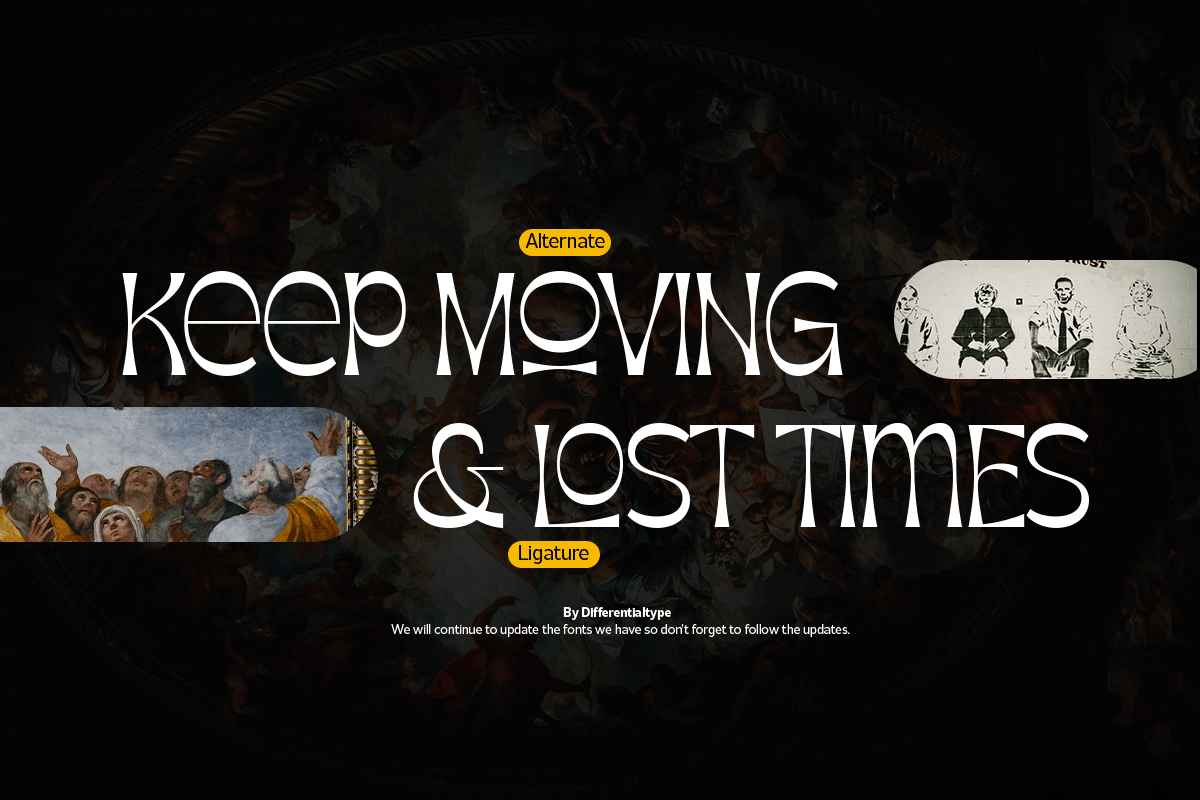 Apagah Reverse, a Serif Font by Differentialtype (Photo 5 of 10)