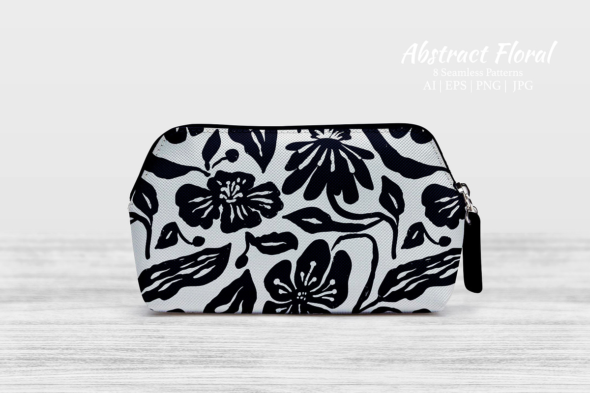 Organic Ink Abstract Floral Pattern, a Pattern Graphic by Rose Design (Photo 5 of 10)