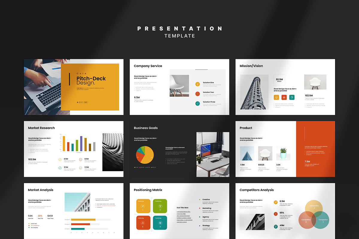 Pitch Deck Presentation Template preview 7