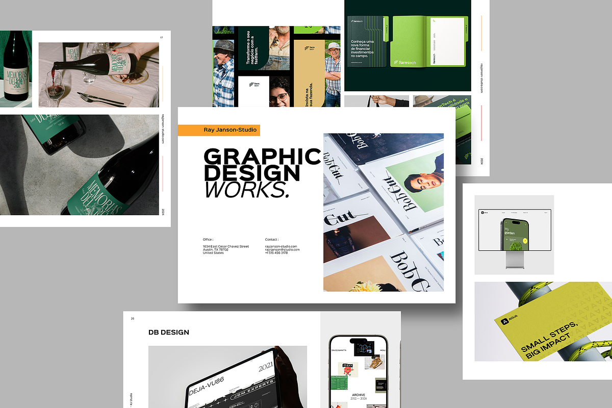 Clean Portfolio Design, a Marketing Template by Bervisual (Photo 2 of 6)