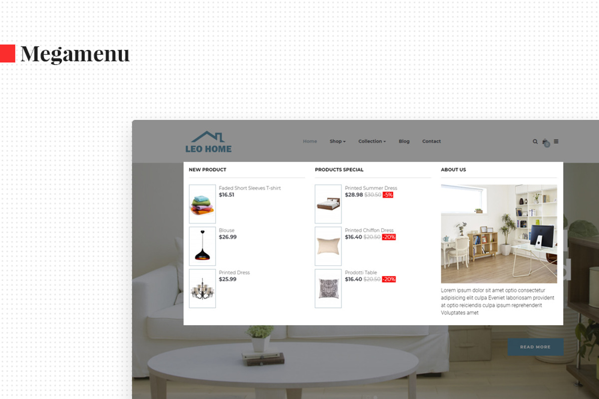 Leo Home Responsive Prestashop, a Bootstrap Template by LeoTheme (Photo 5 of 8)