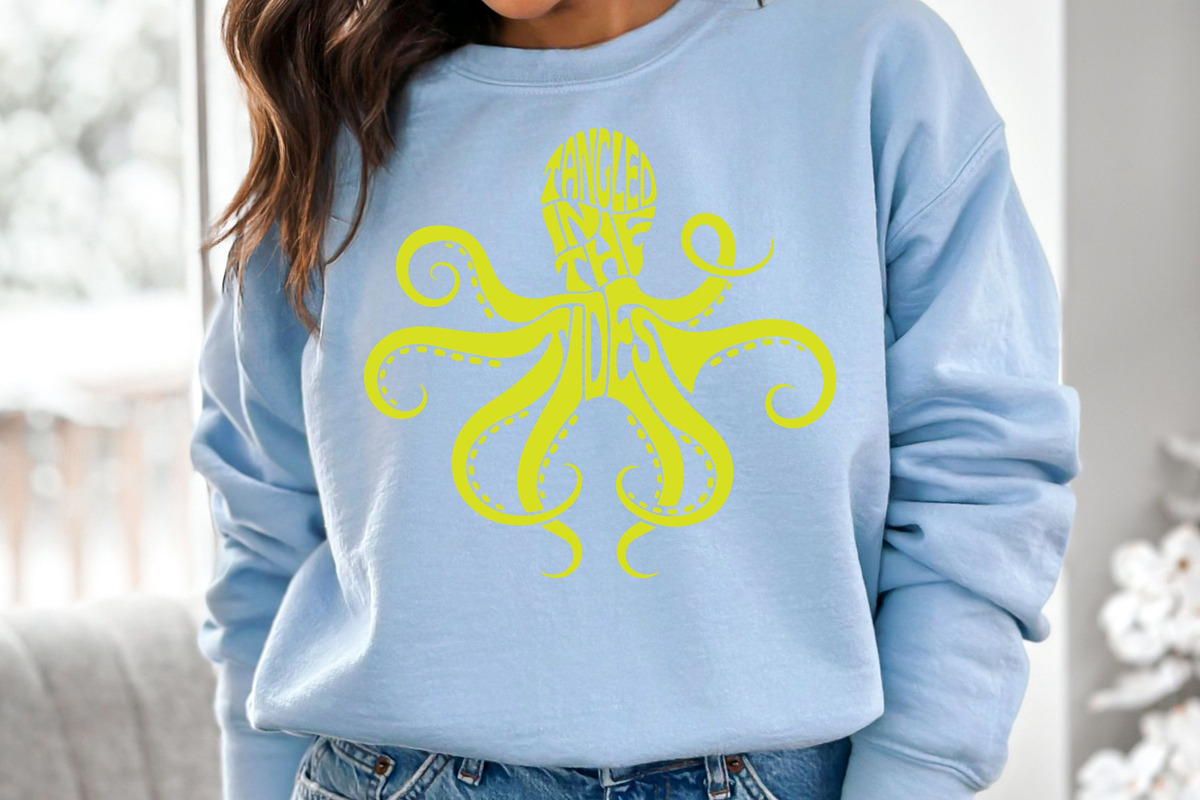 Tangled in the Tides Octopus Shaped, an Object Graphic by DigitalDesignsLaura (Photo 1 of 4)