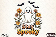 Halloween stay spooky PNG, an Illustration by DreamCafeArt (Thumbnail 1 of 7)