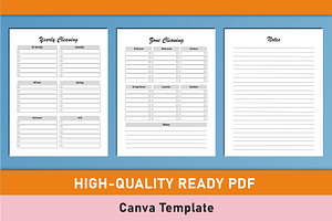 Cleaning Planner Canva Interior