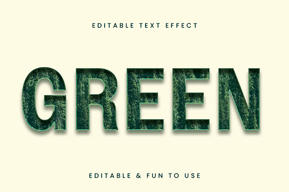 Marble Green Bold Text Effect preview 3