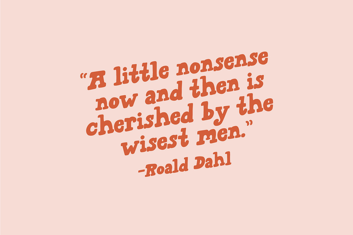 Gigi May • Kids' Bubble Serif Font, a Serif Font by Becky Simpson (Photo 9 of 15)