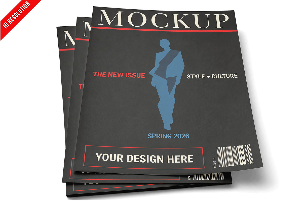 Paper Stack Studio PSD, an Advertising Mockup by Bruno's Shop (Photo 1 of 3)