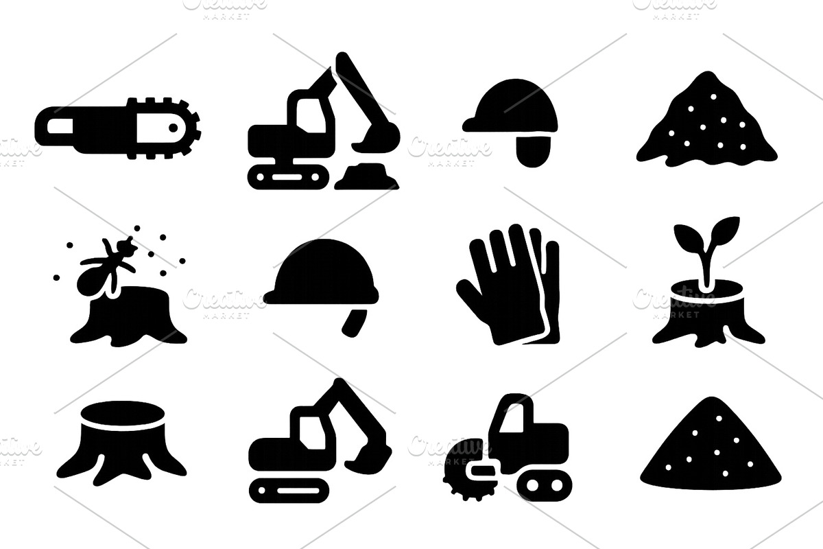 Construction and landscaping tools, an Object Illustration by ZinetroN
