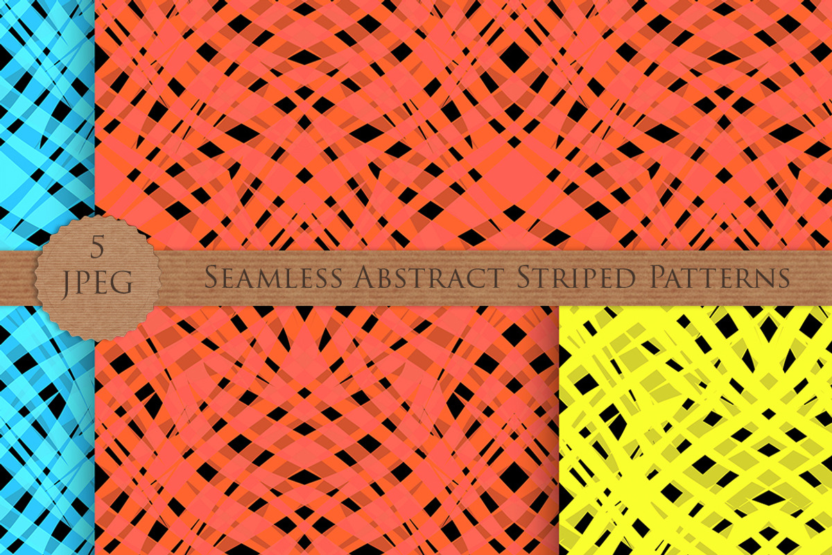 Seamless abstract striped pattern, a Pattern Graphic by Futurel (Photo 2 of 4)