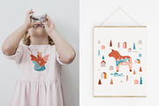 Bohemian Nordic Christmas collection, a Decorative Illustration by Marish (Thumbnail 3 of 11)