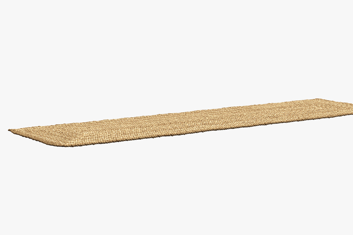 Dina Coastal Jute Rug Runner, a Furniture 3D Model by 3dmitruk (Photo 5 of 14)