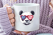 Watercolor Animal 4th of July Clipar, an Illustration by DreamCafeArt (Thumbnail 6 of 7)