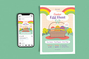 Easter Egg Hunt Basket, a Flyer Template by Me55enjah Design (Thumbnail 1 of 4)