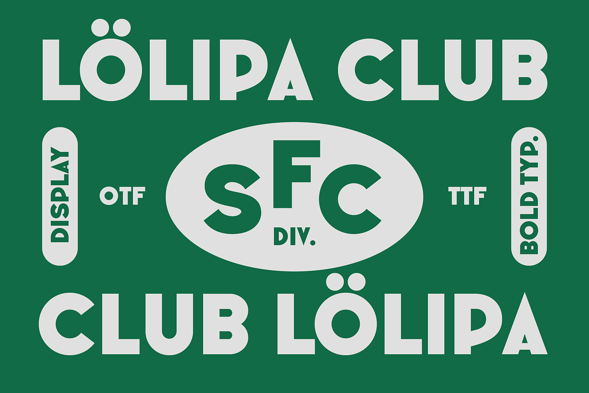 SFC Lolipa Club, a Sans Serif Font by Skilline Supply Co. (Photo 1 of 7)