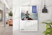Wall Calendar 2024, a Print Template by Uiparvin (Thumbnail 1 of 3)
