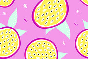 Passion Fruit Digital Paper., a Pattern Graphic by kh_cat (Thumbnail 3 of 3)