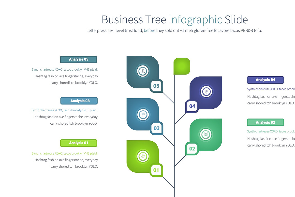Business Tree PowerPoint Infographic, a Presentation Template by Pulsecolor