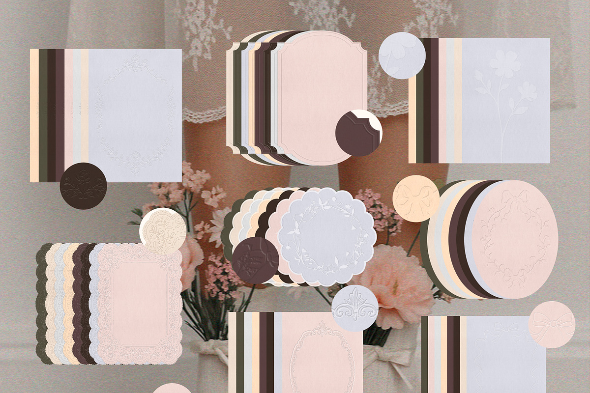 Old World Paper & Frames, a Texture Graphic by Lidberia (Photo 8 of 8)