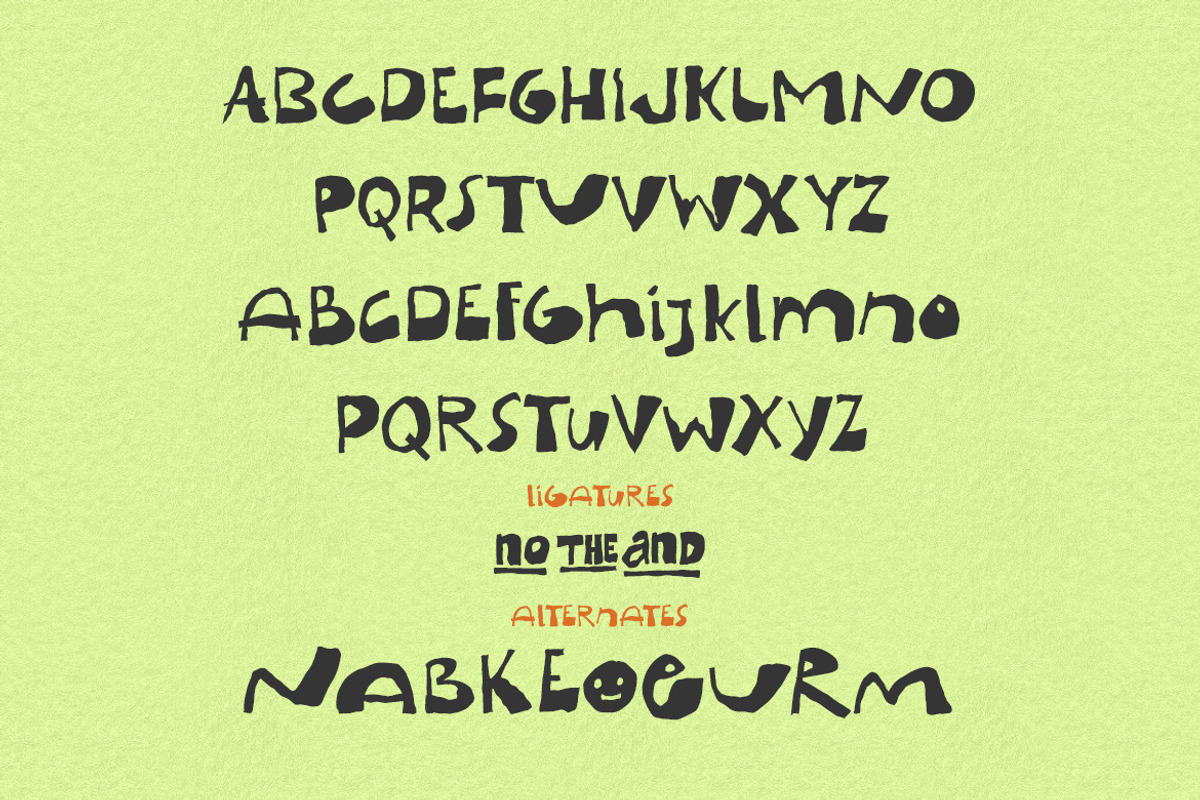 Koe Cuan - Handmade font, a Handwritten Font by Ideal Eksis (Photo 6 of 8)