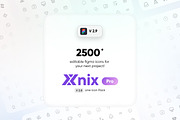 Xnix Pro Icon - Line Style, an Outline Icon by SyalUIUX (Thumbnail 1 of 6)