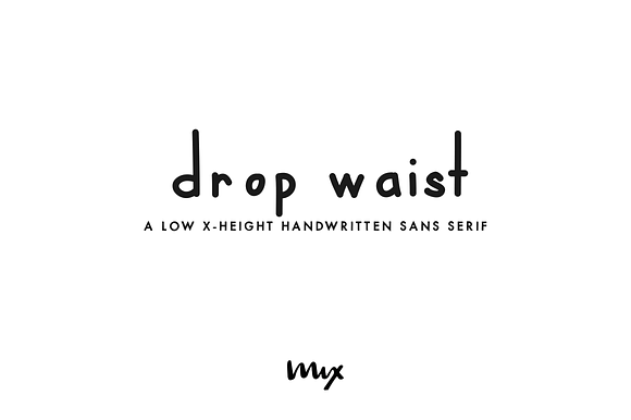 Drop Waist — A Handwritten Font preview 4