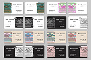Business Cards with typewriters, a Business Card Template by IRSYART (Thumbnail 2 of 12)