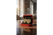 Elegant Laser Cut Earrings, an Object Graphic by Creativeshirt (Thumbnail 4 of 5)