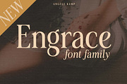 Engrace serif font family typeface, a Serif Font by Angele Kamp (Thumbnail 13 of 13)