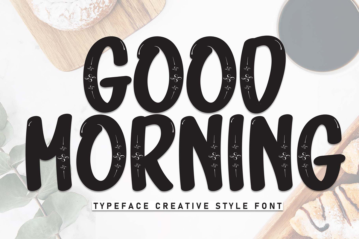 Good Morning | Script Font, a Script Font by Scratchones (Photo 1 of 8)