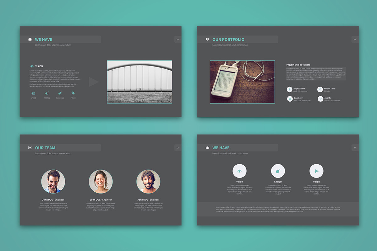 Basic Keynote Template, a Presentation Template by PreFactory (Photo 6 of 6)