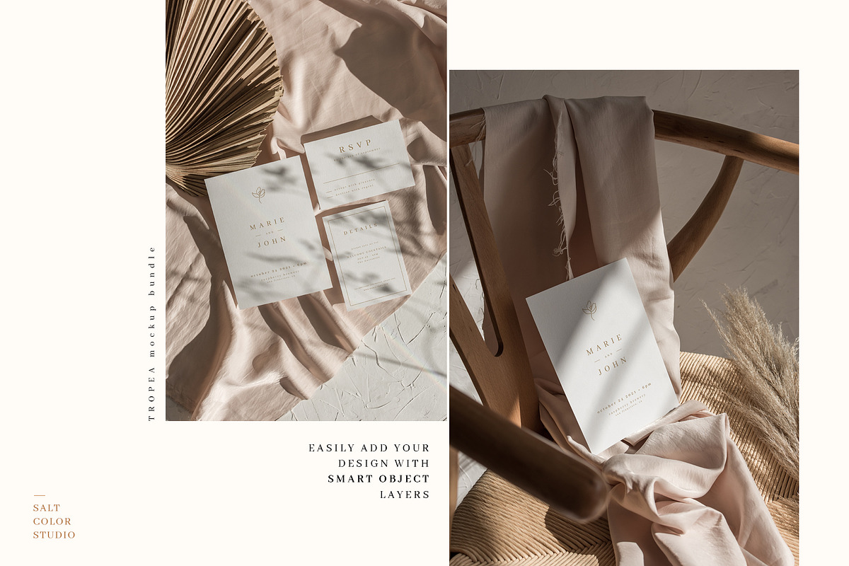 The Bohemian Mockup Bundle 288 items, a Household Mockup by Salt Color Studio (Photo 7 of 27)