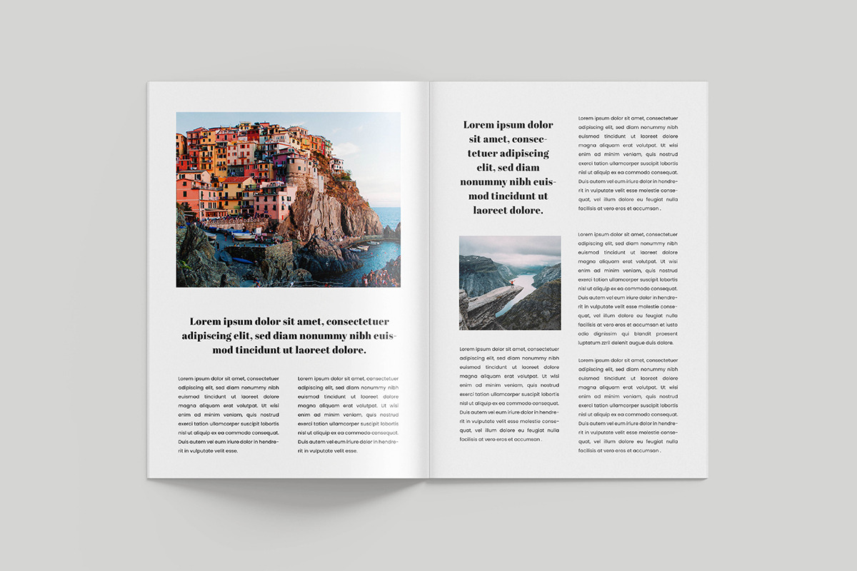 Travel Magazine Layout Design, a Magazine Template by afsar.hossain (Photo 6 of 6)