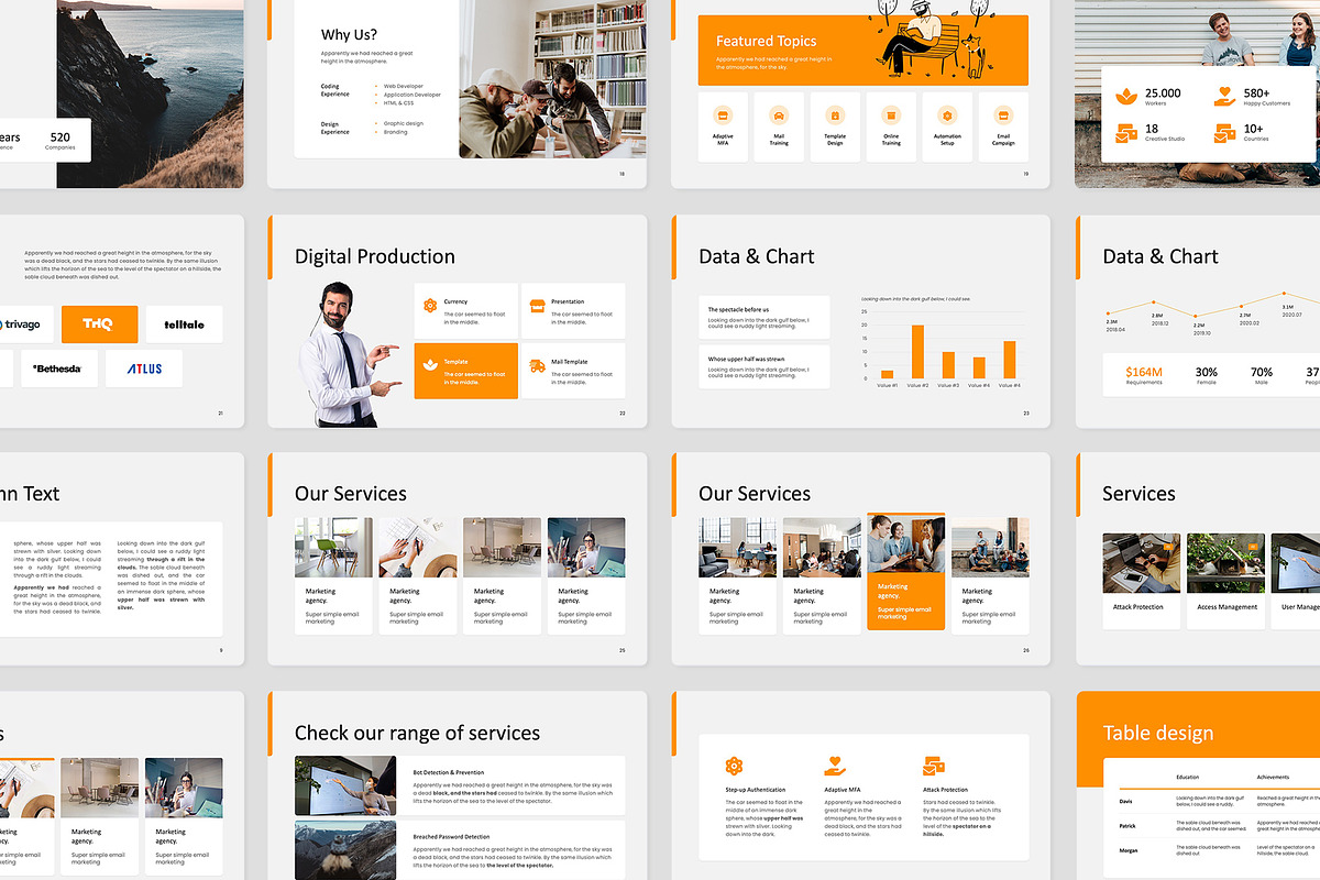 LOGI-Business Presentation Template, a Presentation Template by UDEA Store (Photo 13 of 15)