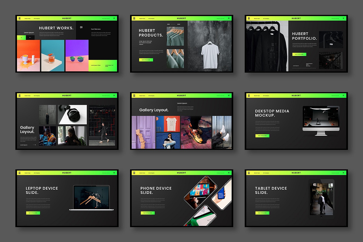 Hubert – Business PowerPoint, a Presentation Template by Dens Creative Studio (Photo 4 of 6)