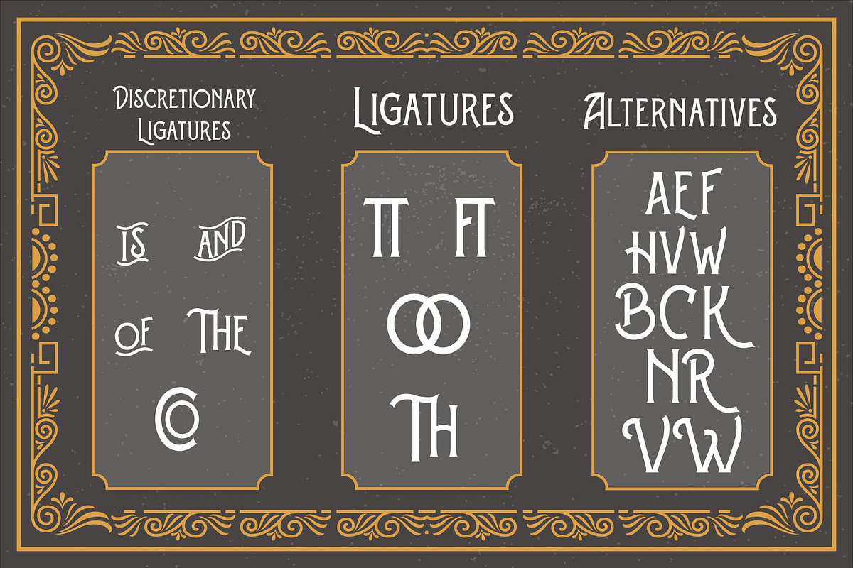 Eversthedin + Extras, a Serif Font by Sitintahitam (Photo 9 of 11)