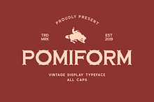 Pomiform – Vintage Display Typeface