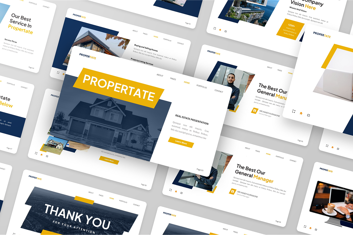 Real Estate Presentation PowerPoint, a Presentation Template by Annora Studio (Photo 5 of 5)