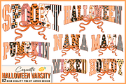 Coquette Halloween Varsity Bundle, a Seasonal Illustration by LemonDesign (Thumbnail 1 of 8)