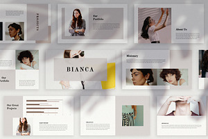 BIANCA - Clean Keynote Template