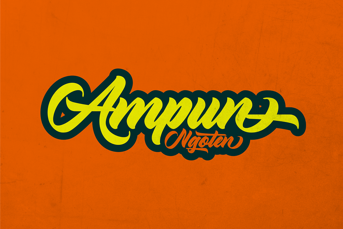 Yowesta Script Font, a Script Font by Naufal Labs (Photo 6 of 15)