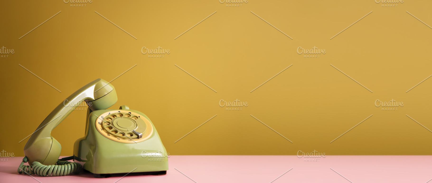 Vintage Retro Telephone Style, Old Object from 1980-1990, Techno, a Technology Photo by salmon.black