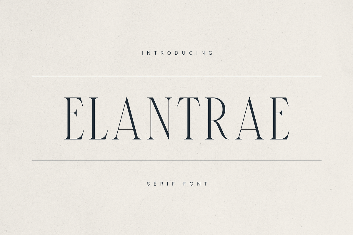 Elantrae – Elegant Modern Serif Font, a Serif Font by Only Fonts (Photo 1 of 11)
