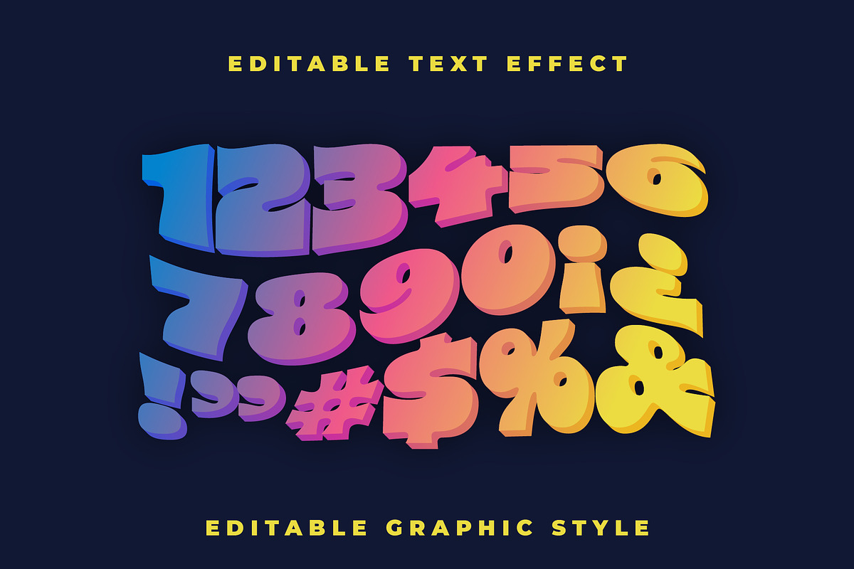 Retro Gradient Wavy Text Effect preview 2