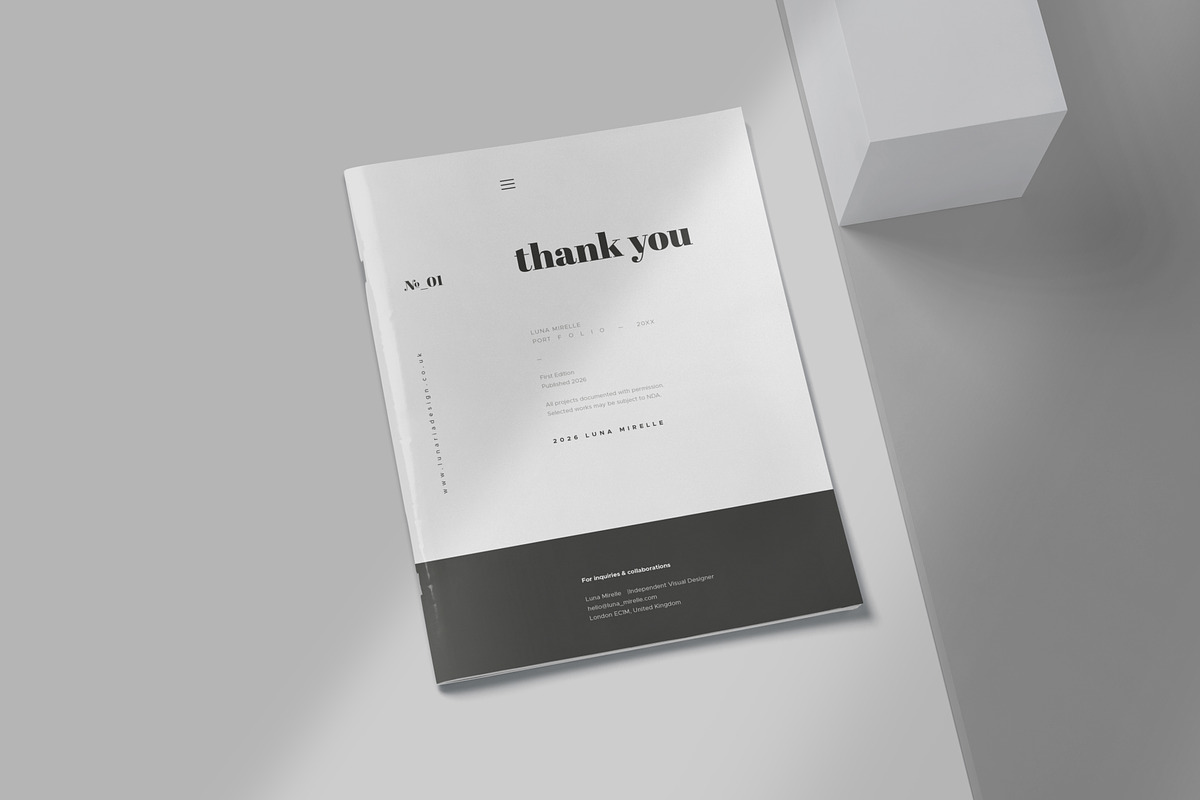 NOVARA – Minimal Editorial Portfolio, a Magazine Template by Lunaria (Photo 8 of 10)