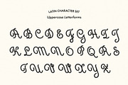 Midnight Diner Left-leaning Script, a Script Font by Leah Design (Thumbnail 18 of 20)