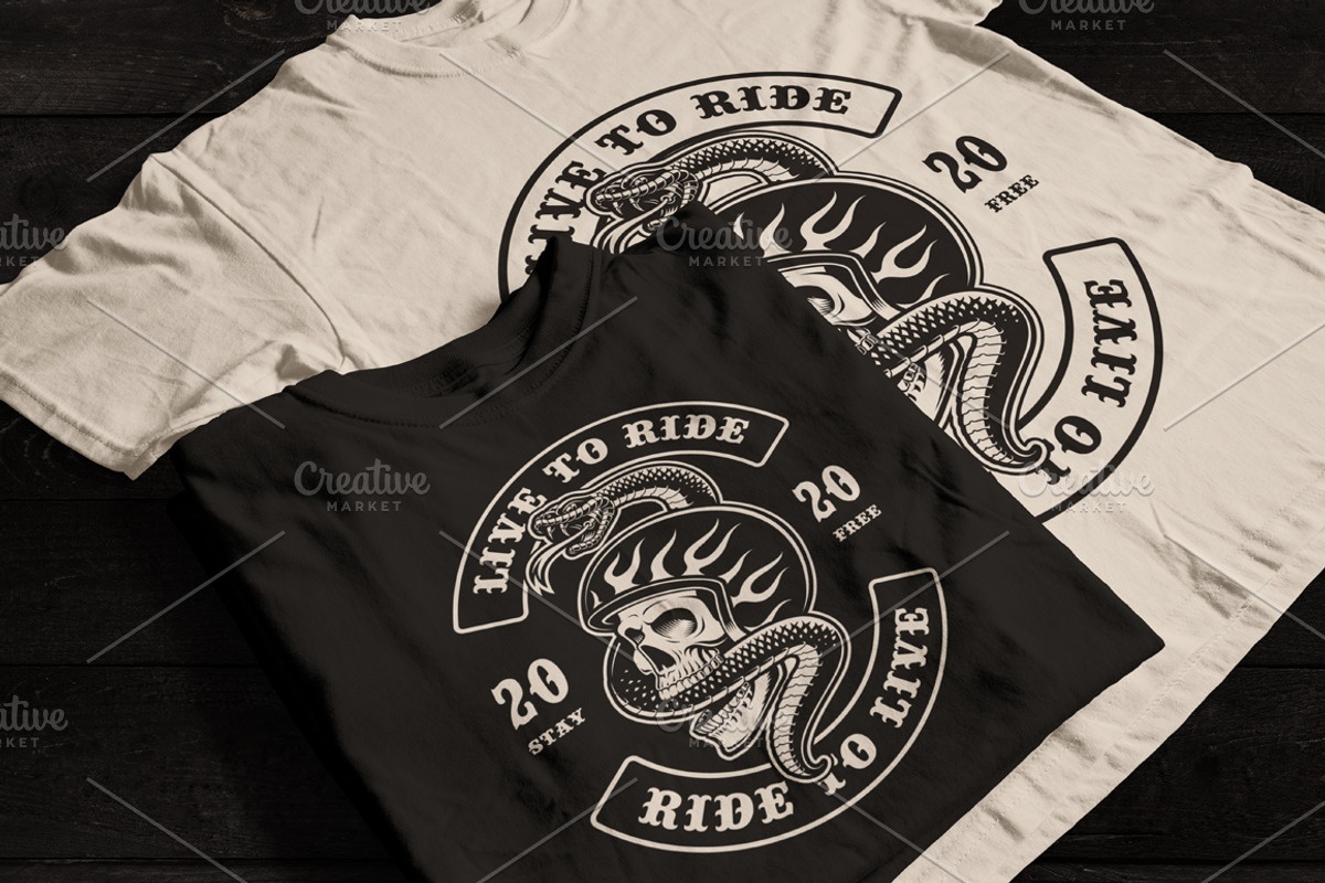 Biker Illustrations Bundle, an Illustration by Natali_ (Photo 5 of 7)