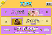 Y2K YouTube Cover Artworks, a Social Media Template by Andrew Skoch Design (Thumbnail 2 of 3)