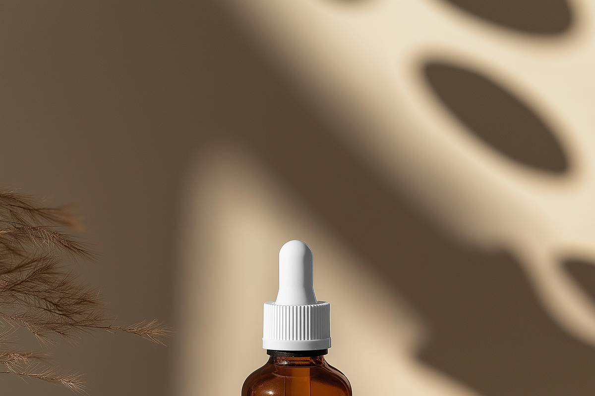 Amber Glass Dropper Bottle Mockups, a Packaging Mockup by Mockupdaddy (Photo 5 of 7)