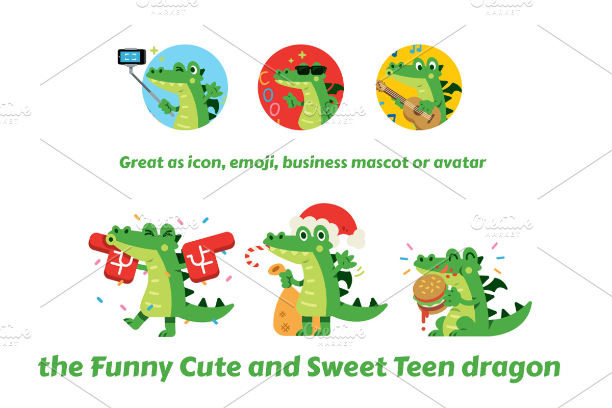 Teen Dragon, an Animal Illustration by Manudesign (Photo 3 of 4)